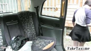 Fake Taxi - Shy brunette teen get fucked HD 720