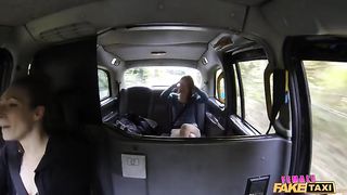 Female Fake Taxi - Lesbian fucking in the forest instead of a ride