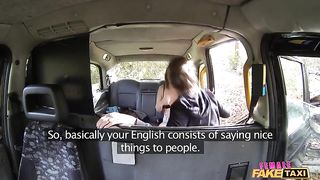 Female Fake Taxi - Lesbian fucking in the forest instead of a ride