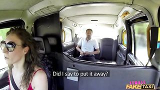 Female Fake Taxi - Young taxi driver is a naughty slut