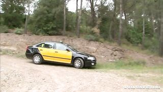 Cashless bitch get to pay for the ride in taxi