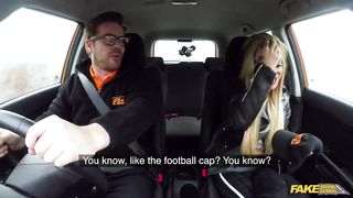 Fake Driving School - Cute shy Skyler fucking her driving instructor for the driving license HD 720
