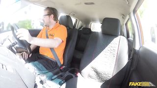 Fake Driving School - Horny latina have a good fuck HD 720