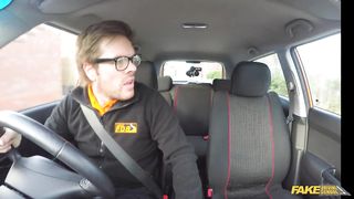Fake Driving School - Hot brunette MILF fuccked well in HD 720