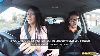 Fake Driving School - Hot brunette MILF fuccked well in HD 720
