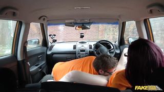 Fake Driving School -  Sex in a driving school driving car HD 720