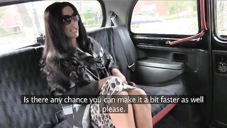 FakeTaxi Super hot posh totty takes a backseat fucking