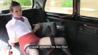 FakeTaxi Nymphomaniac Flight attendant can't get enough cock