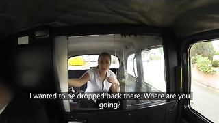 FakeTaxi Hot blonde police woman in taxi revenge