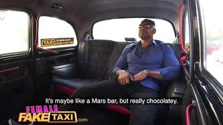 Female Fake Taxi  -Girl asking her passenger to show her his chokolate dick
