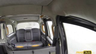 Fake Taxi -  London taxi driver tore off a wet girl on a rainy day HD 720