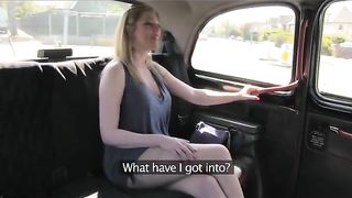 FakeTaxi Blonde with big natural tits makes extra cash