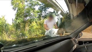 FakeTaxi Hot milfs in over the bonnet sex