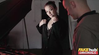 FAKEhub John Fake Taxi has orgy with Mom her Step-Son and young girlfriend