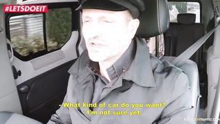 LETSDOEIT - Lady Wants Drivers Cock To Keep Her Warm