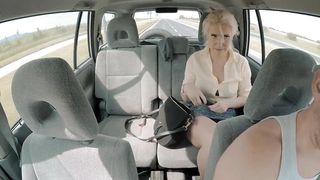 Young girl seduce the Taxi Driver and fuck with him next to the Public Road
