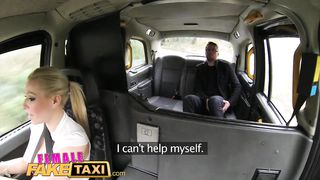 Female Fake Taxi Reporter receives hot sex scoop and deepthroat blowjob