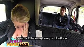 Female Fake Taxi Hot blonde sucks and fucks Czech cock in taxi