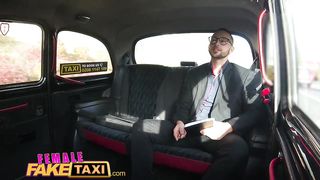 Female Fake Taxi Stud gets balls deep in sexy drivers wet tight pussy