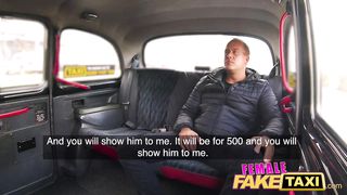 Female Fake Taxi Steamy cab fuck as wet pussy licked for free taxi trip