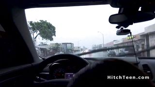 Dude bangs car thief teen in public