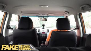 Fake Driving School Hot learner Kristy Black fucked doggy style