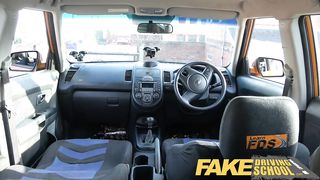 Fake Driving School Busty businesswoman Tory Candi Jackson fucked by boss