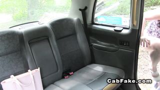 Fake taxi driver fucks babe outdoor