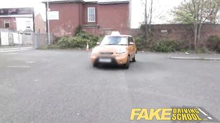 Fake Driving School lucky young lad seduced by his busty milf examiner