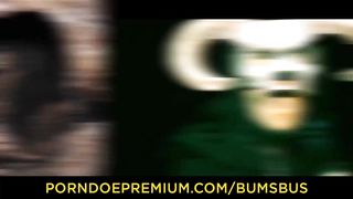 BUMS BUS - Halloween banging in the bus with alternative German babe Jezzicat