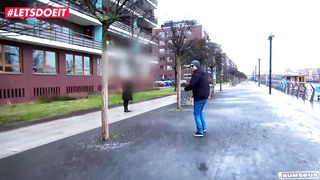 LETSDOEIT - Innocent Czech Teen Katy Rose picked up and fucked in the German fuck bus