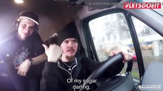LETSDOEIT - Super Hot German Teen Fucked Hard In The Sex Bus