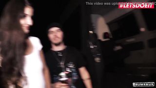 LETSDOEIT - German Lesbian Fun On The Backseat Of The Van (Lena Nitro & Coco Kiss)