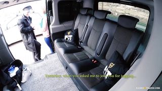 VIP SEX VAULT - Brunette Czech babe gets fucked in the backseat of the car