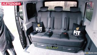 VIP SEX VAULT - Czech teen goes Balls Deep in Taxi