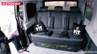 VIP SEX VAULT - Czech teen goes Balls Deep in Taxi