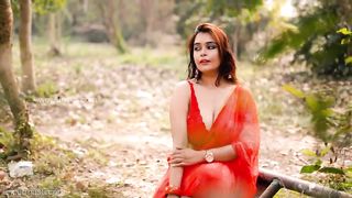 Rimpi Red Saare 2021 Hot Bold Photoshoot Video